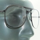 Aviator Full Lens Black Metal Frame Reading Glasses +1.75