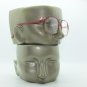 Ruby Gray Ombre Frame Reading Glasses Polished Acrylic 2-tone +2.75 Lens Power