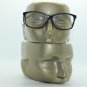 Reading Glasses Simple Large Square Frame Office Smart Glossy Black +2.75 Lens