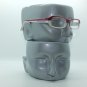 Two Tone Red Top White Bottom Rectangle Frame Reading Glasses +1.50