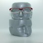 Two Tone Red Top White Bottom Rectangle Frame Reading Glasses +1.50