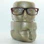 Reading Glasses TV News Reporter Bold Square Style Brown Frame +1.50 Lens Power