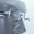 Reading Glasses No-See Frameless Lightweight Black Color Accent Sides +1.00
