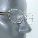 Reading Glasses +3.50 Simple No-Fuss Polished Gold Metal Frame Readers