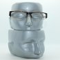 Bold Boss Chunky Brown Top Frame Invisible Lens Reading Glasses +1.25 Strength