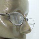 Reading Glasses Narrow Metal Frame +1.00 Pretty Gunmetal Gray