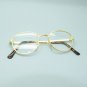Classic Metal Rounded Frame Reading Glasses Gold Wire +3.00 Lens Strength