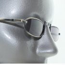 Dark Tint Reading Glasses Xtreme Narrow Lens Boho Gray Metal Frame +2.25 Power