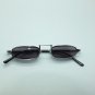 Dark Tint Reading Glasses Xtreme Narrow Lens Boho Gray Metal Frame +2.25 Power
