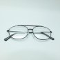 Aviator Style Reading Glasses Polished Black Metal Small Frame +1.50 Lens