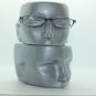 Lightweight Narrow Ombre Frame Blue Clear Reading Glasses +1.75
