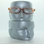 Lightweight Narrow Pink Amber Frame Reading Glasses +1.75