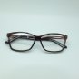 Reading Glasses Simple Large Square Frame Office Smart Coffee Brown +2.00 Lens