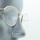 Clean Smart Lightweight Reading Glasses Gold Metal Frame +2.50 Lens