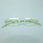 Frameless Reading Glasses Whimsy Lime Green Accent  +1.75 Strength