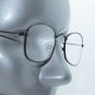 Petite Oval Black Metal Wire Single Bridge Frame Reading Glasses +1.00 Lens