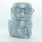 Simple Rectangle Style Reading Glasses Polished Black Metal Frame +1.50 Lens