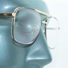 Reading Glasses True Straight Half Bifocal Lens Classic Metal Black Frame +1.25