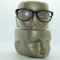 Reading Glasses Traditional Retro Office Frame Polished Glossy Black +3.25 Lens
