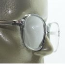 Simple Office Reading Glasses No Fuss Acrylic Smoke Gray Frame +1.00 Lens Power