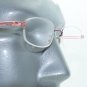 Reading Glasses Lightweight Bottomless Barely There Rose Pink Frame +2.00 Lens