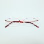 Reading Glasses Lightweight Bottomless Barely There Rose Pink Frame +2.00 Lens