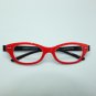 Reading Glasses Cat Eye Super Twisty Flexi Frame : Fire Red Black +1.50 Strength
