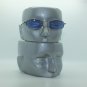 Reading Glasses Rock Star Blue Tinted Lenses Metal Mini Frame +3.25 Lens