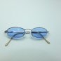 Reading Glasses Rock Star Blue Tinted Lenses Metal Mini Frame +3.25 Lens