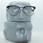 Reading Glasses Classic 60's Slick Office Boutique Style Black Frame +2.75 Lens