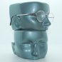 Reading Glasses Silver Wire Pretty Oval Frame +1.25 Lens Strength