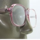 Simple Office Reading Glasses No Fuss Acrylic Deep Pink Frame +1.50 Lens Power