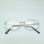 Simple No Nonsense Wire Reading Glasses Gold Metal Frame +2.50 Lens