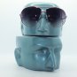 Big Gray Lens Gold Frame Straight Bridge Classic Aviator Sunglasses Sun Shades