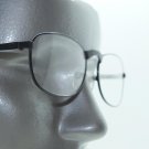 Reading Glasses Sleek Chic Mid-Size Oval Black Wire Frame +1.25 Lens Strength