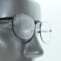 Reading Glasses Sleek Chic Mid-Size Oval Black Wire Frame +1.25 Lens Strength
