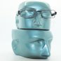 Reading Glasses Super Hi Tech Metro Metal Frame Jazz Black White Detail +2.75