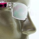 Reading Glasses Frameless Cool Extreme Print Crazy Pink Side Arm +2.00 Power