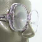 Large Reading Glasses Women's Lilac Classic Style Low Arm Big Frame View +1.75