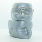Reading Glasses Shiny Gold Metal Small Aviator Frame +1.50 Lens