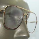 Wide Aviator Metal Tortoise Frame Straight Halfway Bifocal Reading Glasses +1.00