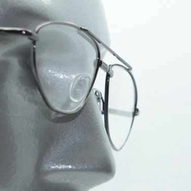 Hi Tech Aviator Reading Glasses Gray Wire Metal Frame Springe Hinge +1.50 Lens