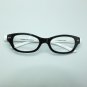 Reading Glasses Cat Eye Super Twisty Flexi Frame : White Black +1.75 Strength
