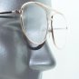 Aviator Style Reading Glasses Shiny Gold Metal Small Frame +1.50 Lens