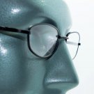 Wire Rim Matte Black Frame Reading Glasses Lightweight Small Lens +2.00