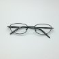 Wire Rim Matte Black Frame Reading Glasses Lightweight Small Lens +3.00