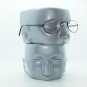 Reading Glasses Vintage Style Square Bridge Wire Oval Black Frame +1.25 Lens