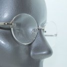 Frameless Style No Fuss See Clear Silver Trim Reading Glasses +1.75 Spring Hinge