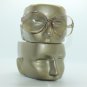 Reading Glasses Amber Large Oversize Grand Frame Acrylic Classic +2.00 Strength