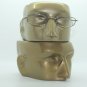 Traditional Silver Frame Lightweight Wire Reading Glasses +1.75 Lens Strength